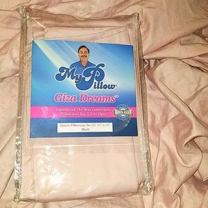 MyPillow NWT Giza Dreams Queen Pillowcase Set in Blush